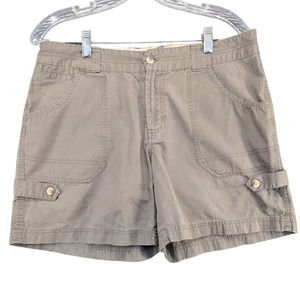 Columbia Women's Shorts Brown Size 10 100% Cotton Slash Pockets